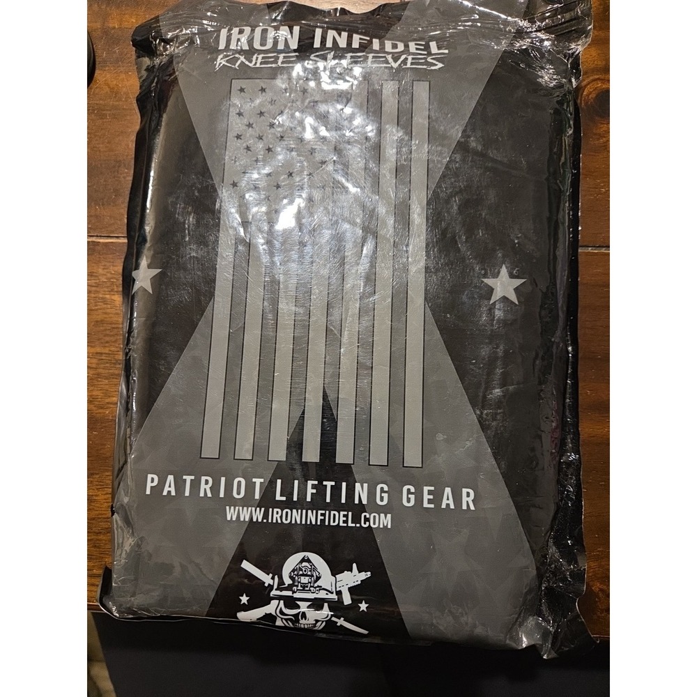 Iron Infidel Knee Sleeves Black‎ Xlarge